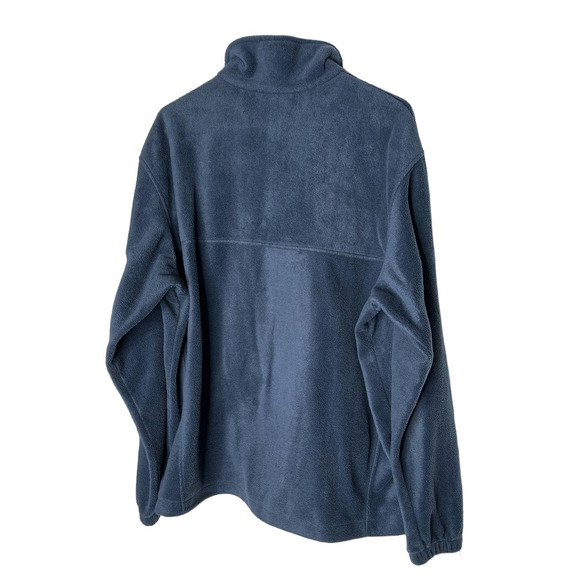 Columbia Men's Fleece Jacket Size XL in Blue Full Zipper - Picture 3 of 5